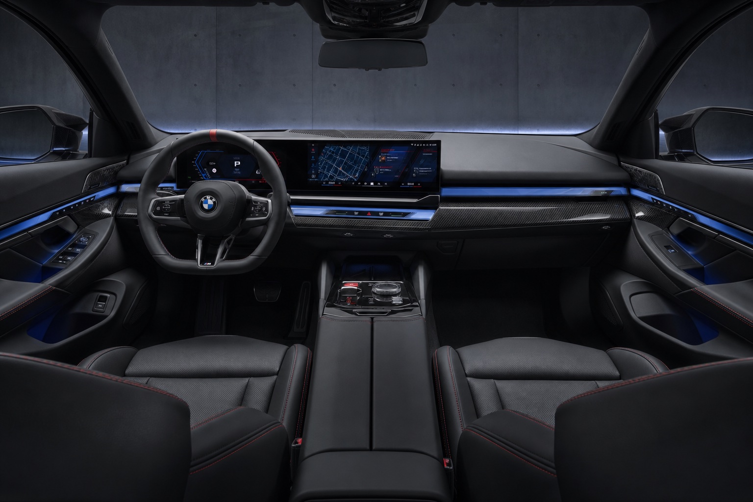BMW M5 interior atmosphere