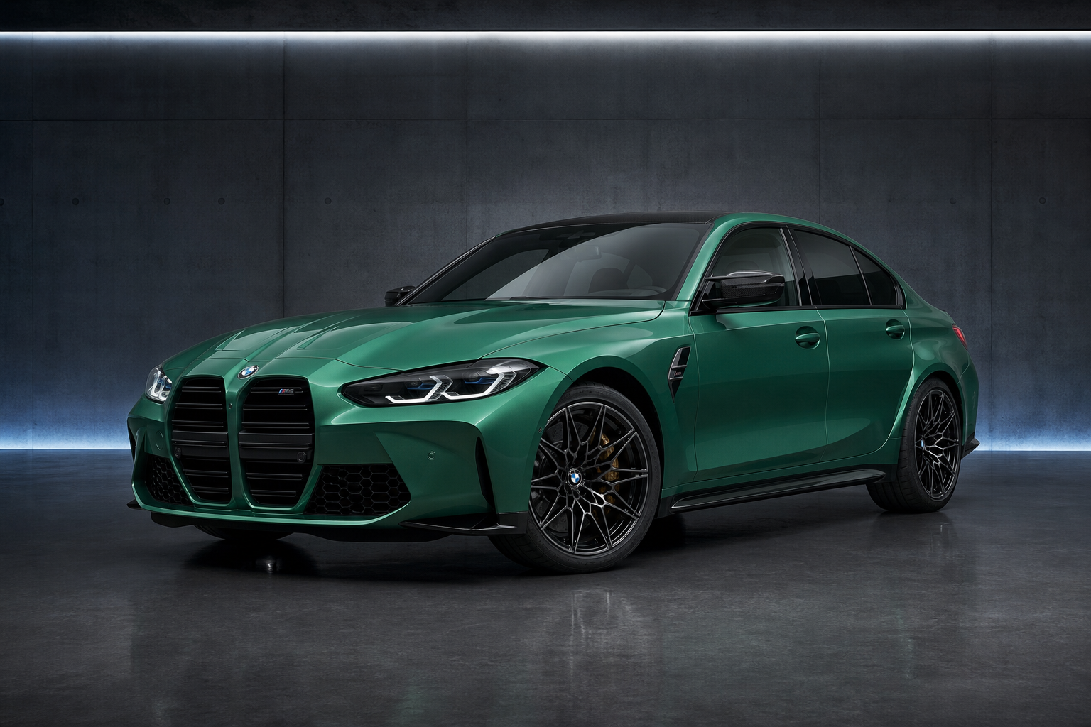 BMW M3 Competition studio view