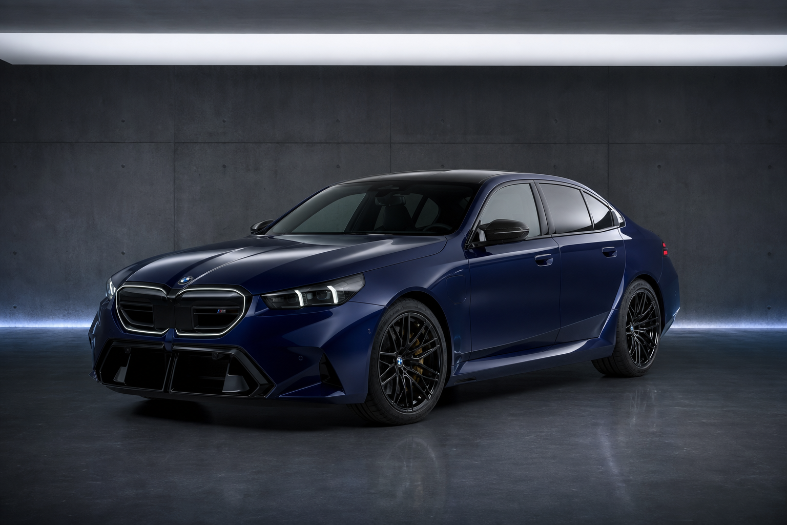 BMW M5 studio view
