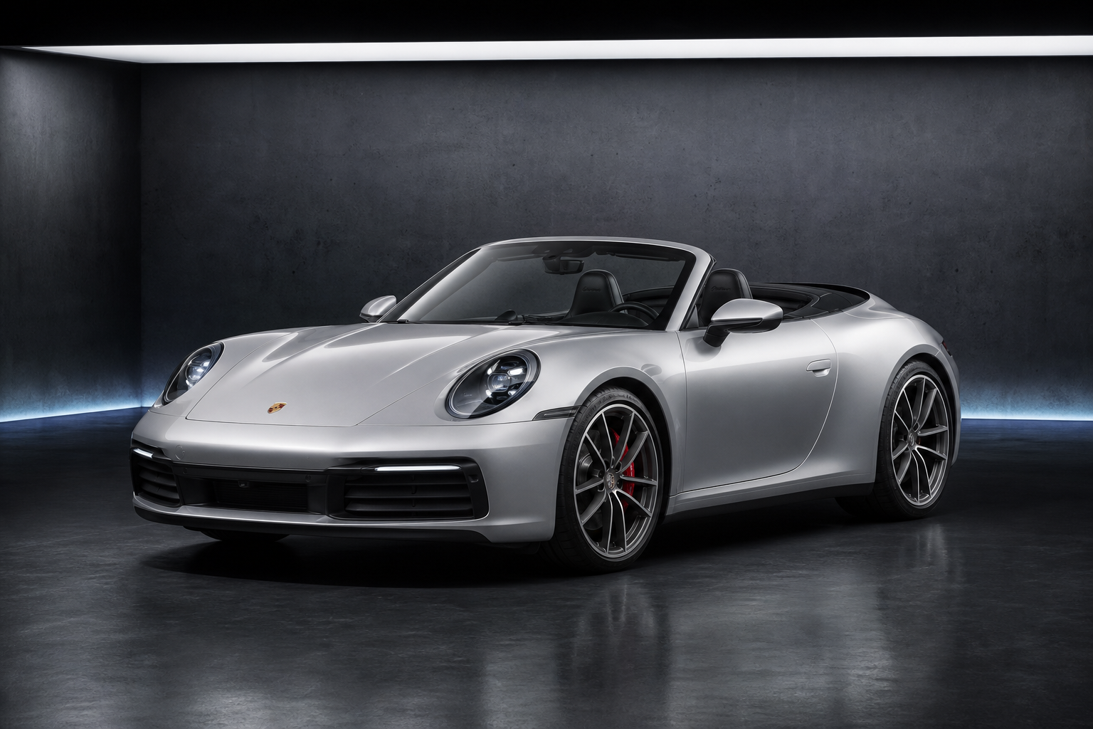 Porsche 911 Carrera 4S Cabriolet studio view