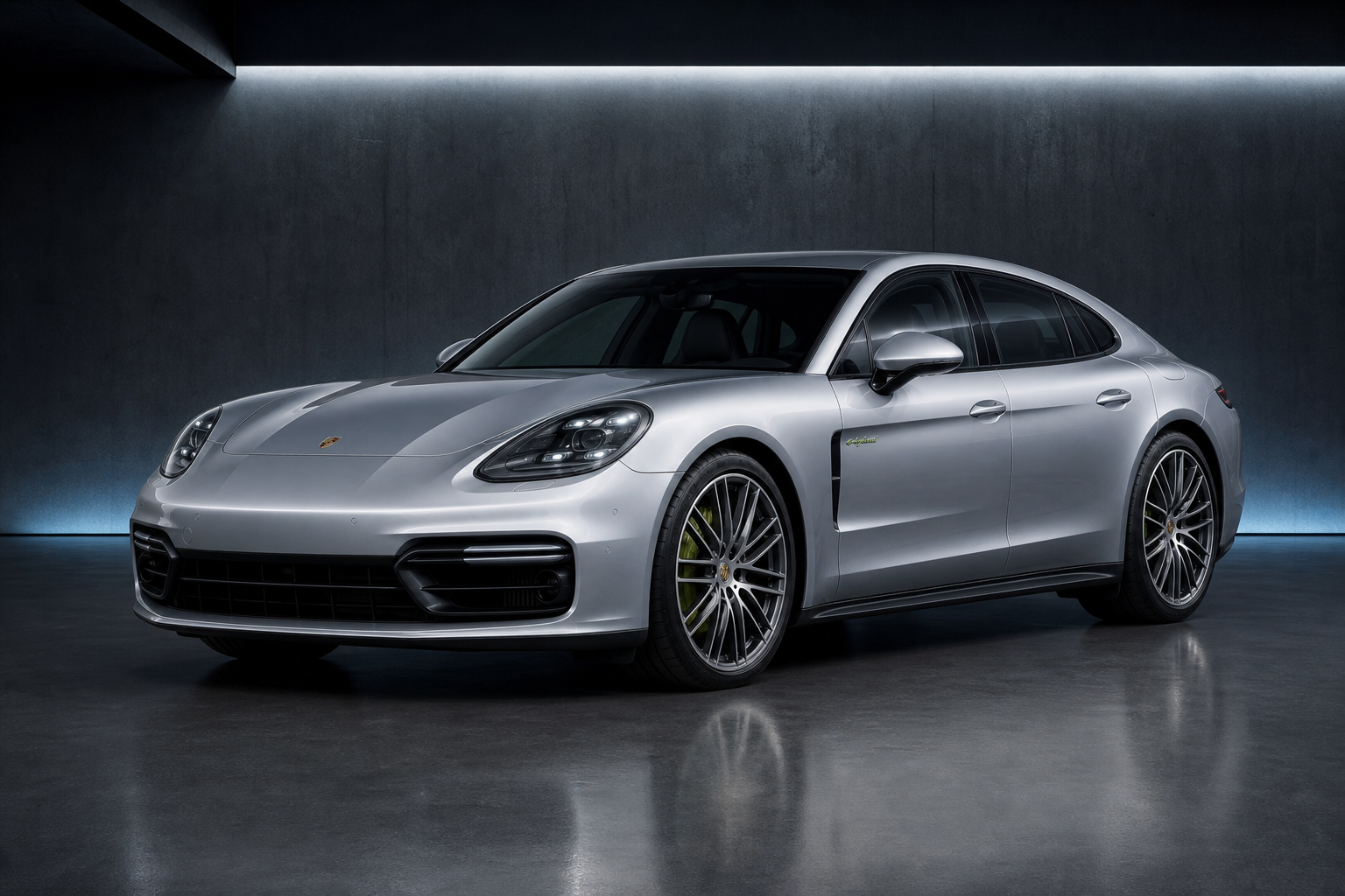 Porsche Panamera Turbo E-Hybrid studio view